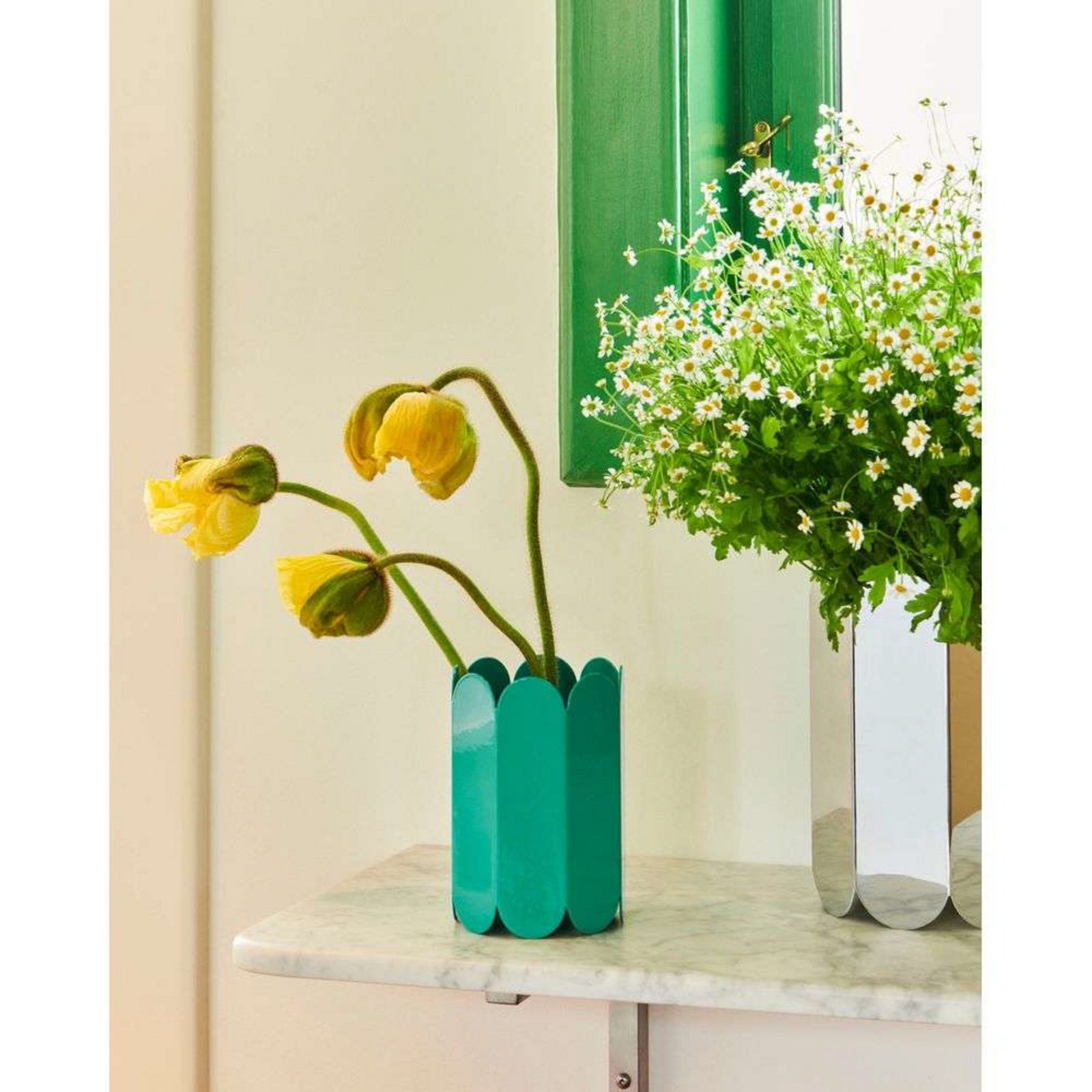 Arcs Vase S Green - Hay