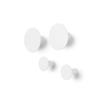 Ponto Kleiderhaken 4 pcs. Lily White - Blomus