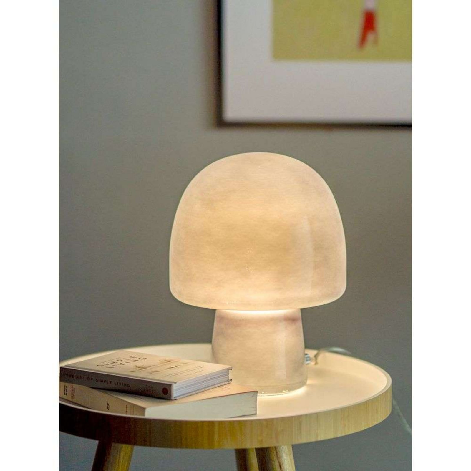Paddy Bordlampe Blue Bloomingville - Stue - Glas billede