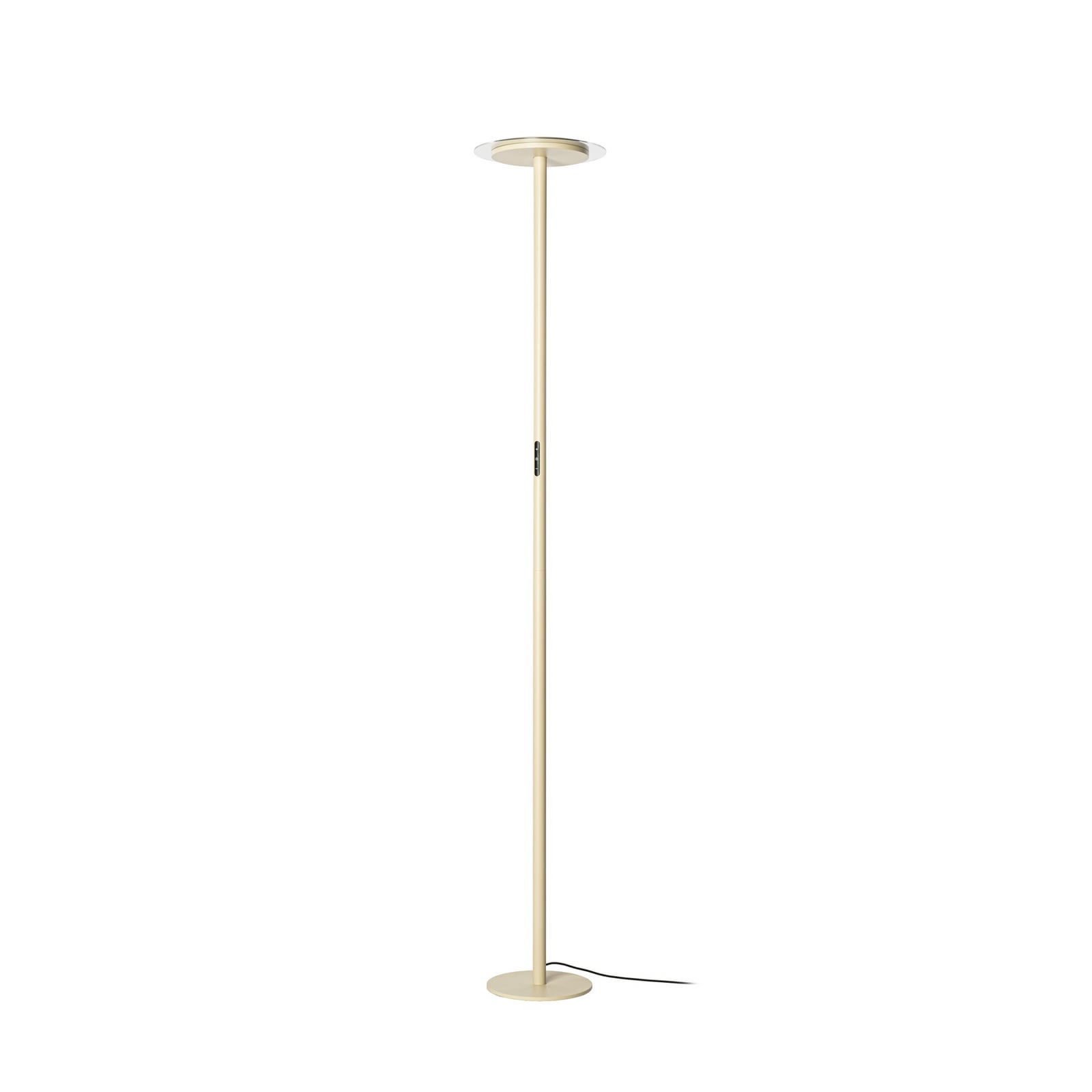 Lampa stojąca LED Arcchio Frile, beżowa, wysokość 190 cm, ściemniana