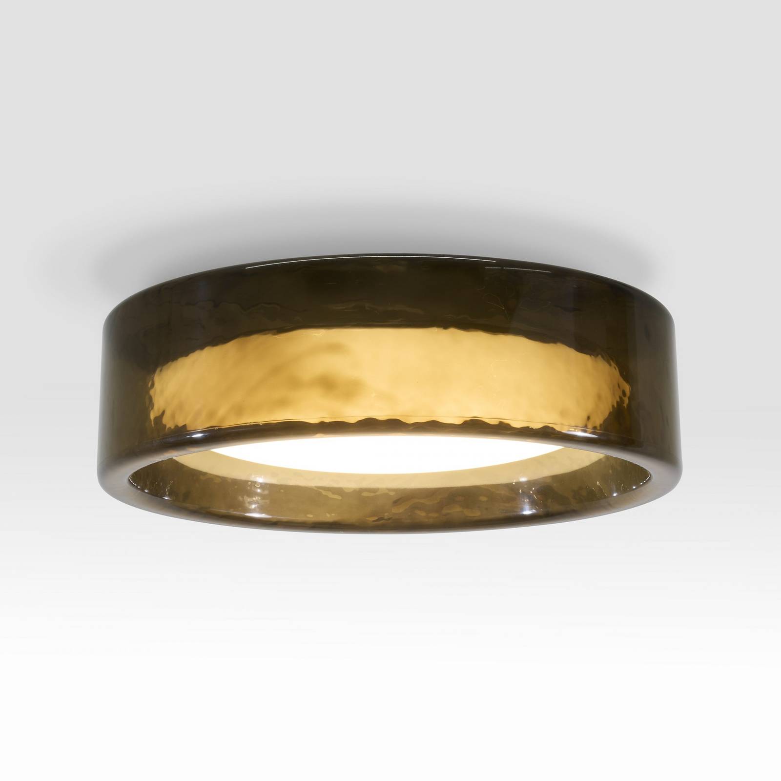 MARSET LED-Deckenlampe Ringo, Ø 90 cm, rauchgrau dunkel günstig online kaufen