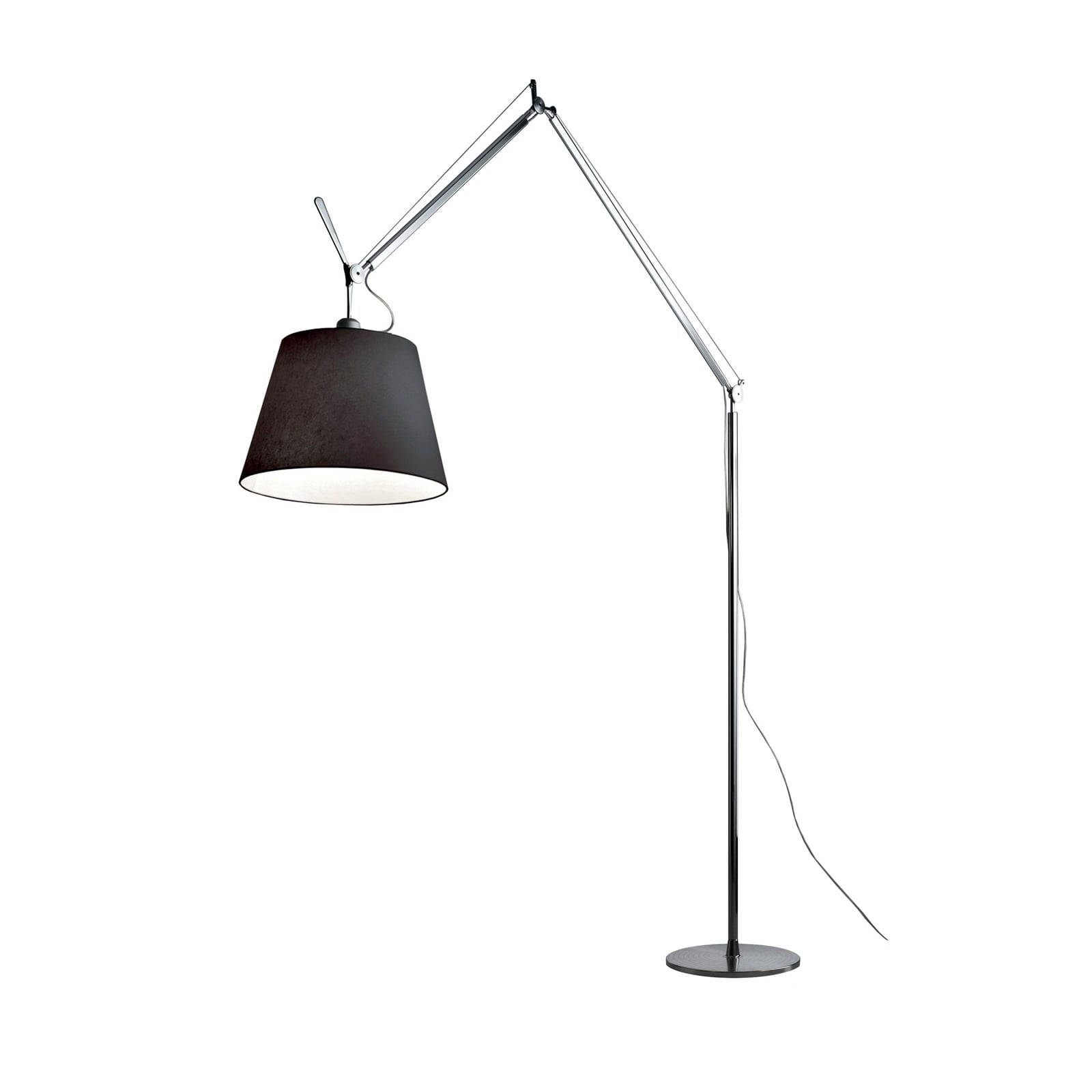 Tolomeo Mega Stehlampe Ø 42 cm schwarz/alu dim - Artemide Tolomeo Mega Stehlampe Ø 42 cm schwarz/alu dim - Artemide