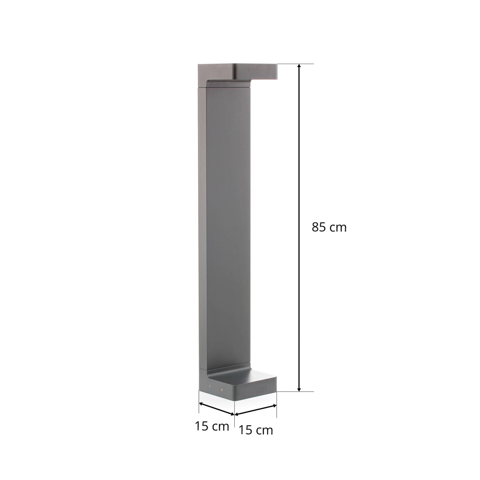 FLOS Casting C150 słupek oświetleniowy LED, 85 cm 3000 K