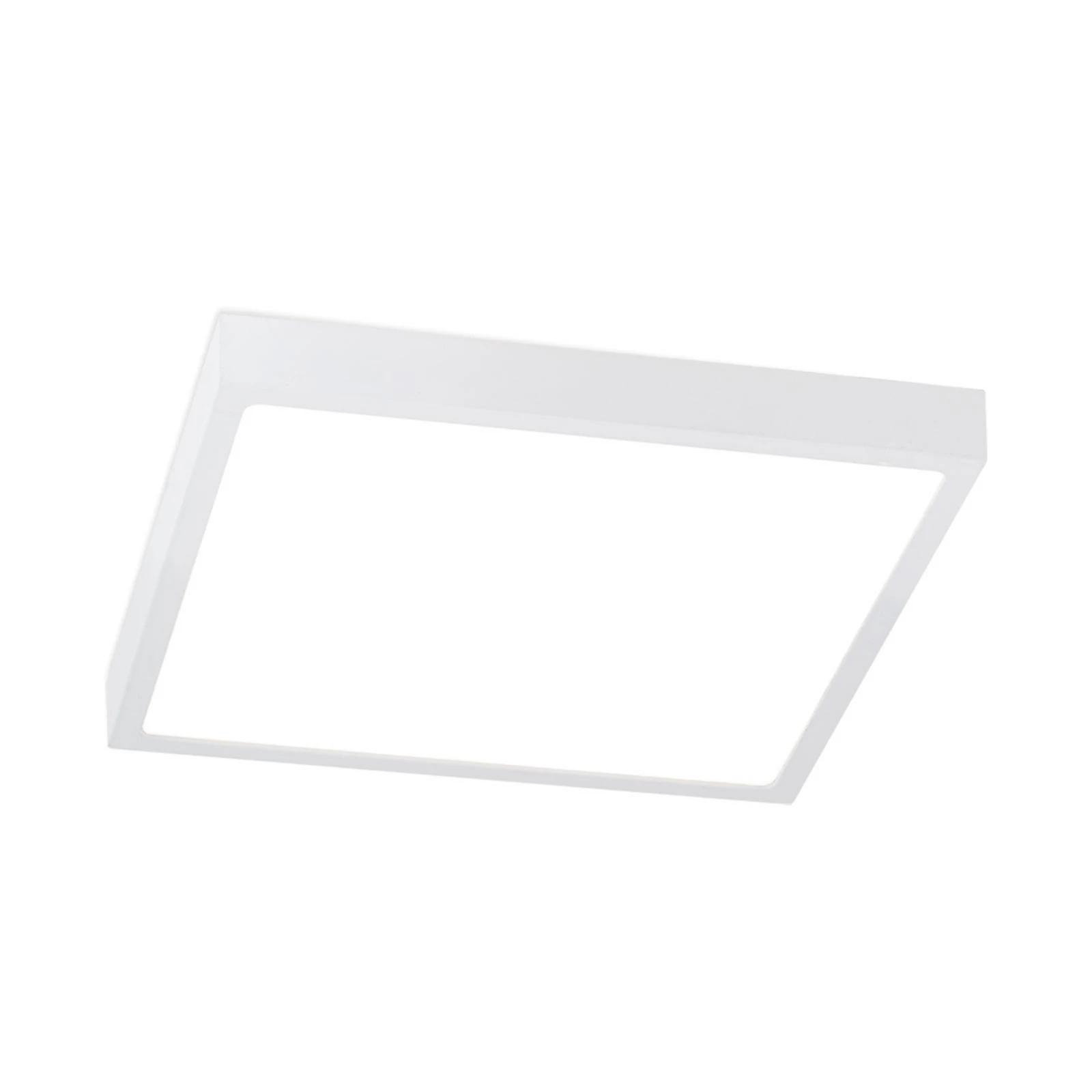 LED stropna svjetiljka Disc, bijela, duljina 24 cm, CCT, metalna