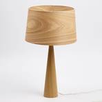 Lampada da tavolo Totem LT ottica legno naturale