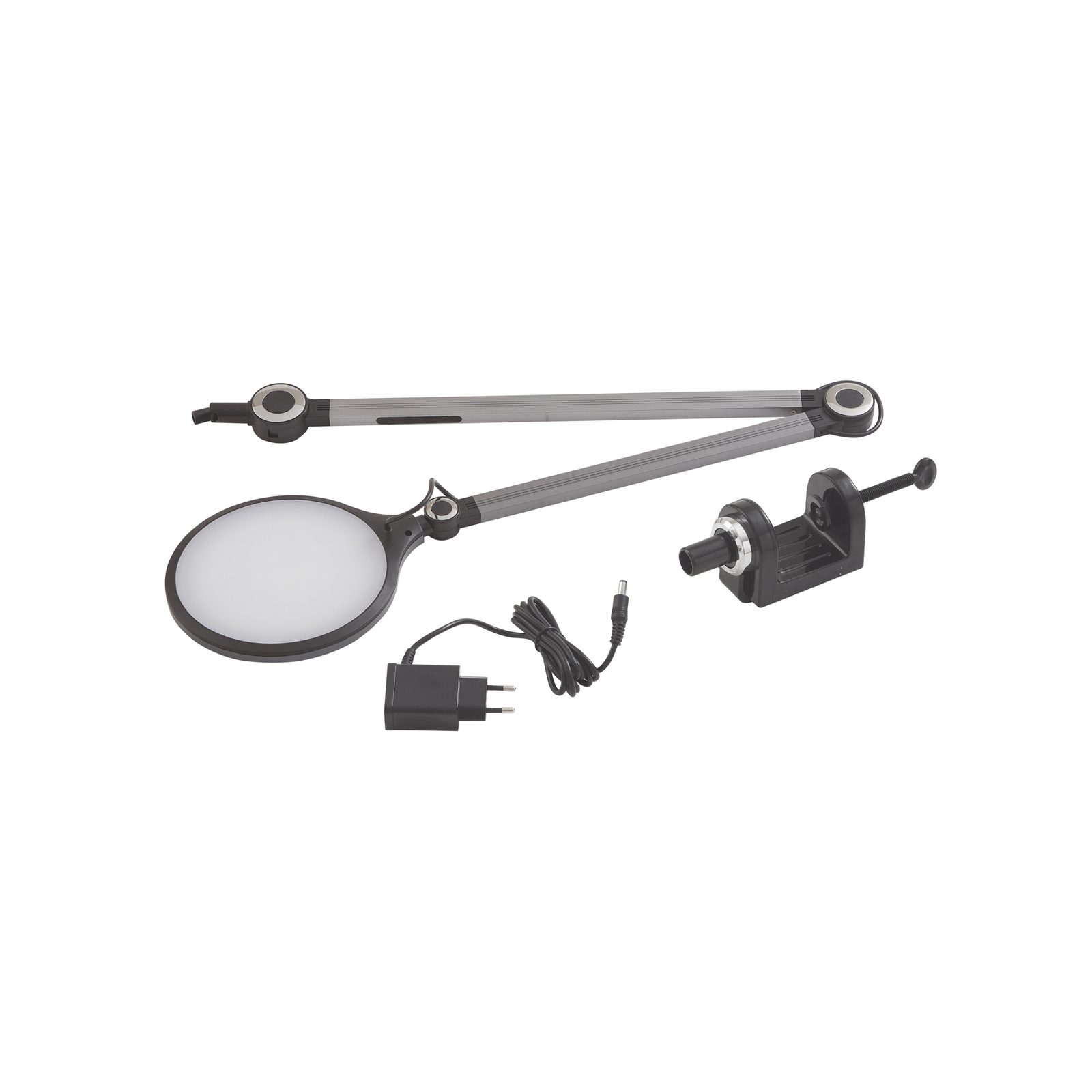 Nyxaris LED Lampa Stołowa w/Clamp CCT Grey - Lucande
