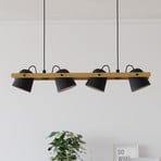 EGLO connect LED stropna svjetiljka Hornwood-Z, 4 žarulje, crna