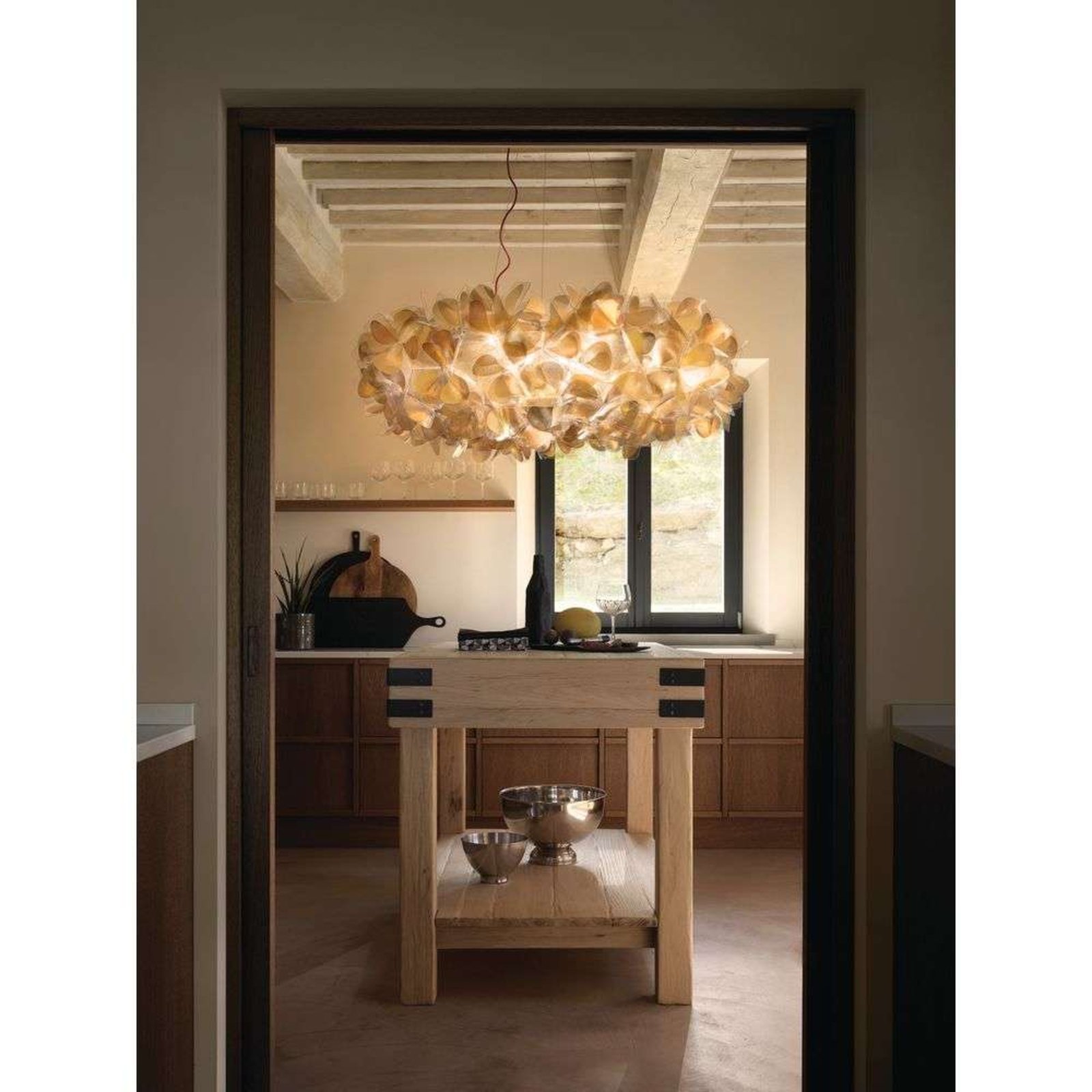 Clizia 130 Lustră Pendul Mama Non Mama Gold/Transparent - SLAMP