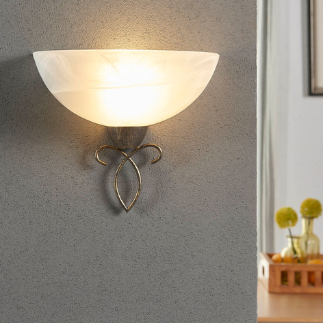 Mohija - lampada da parete in stile romantico