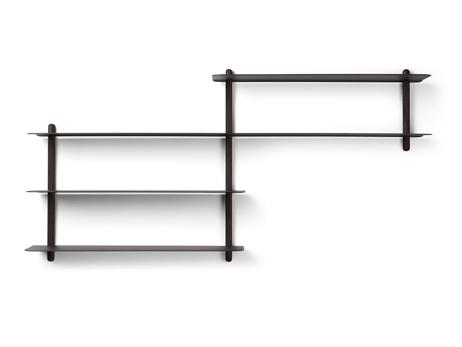 Nivo Shelf B Black Ash/Black - GEJST