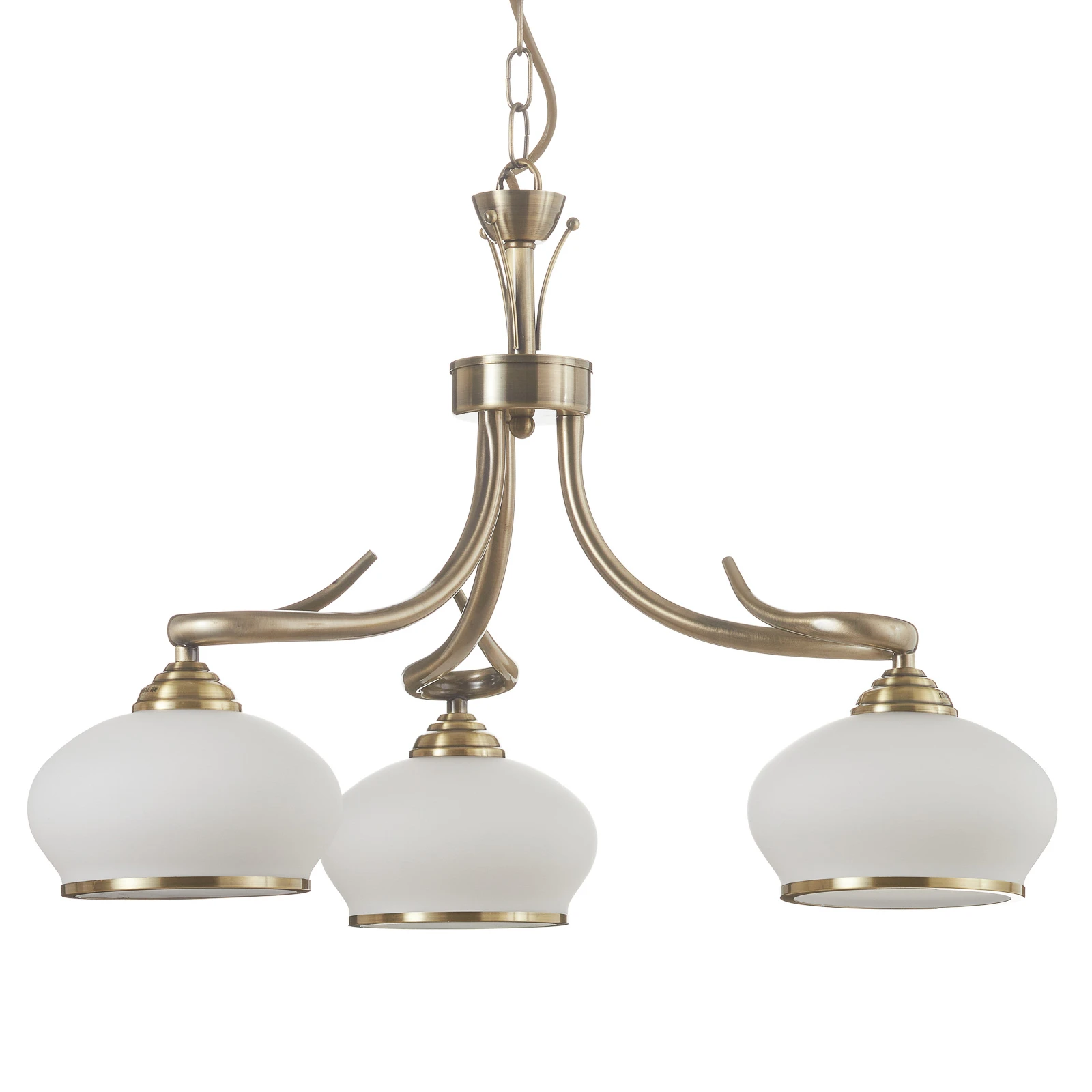 Smaakvolle hanglamp Elvira, 3-lichts