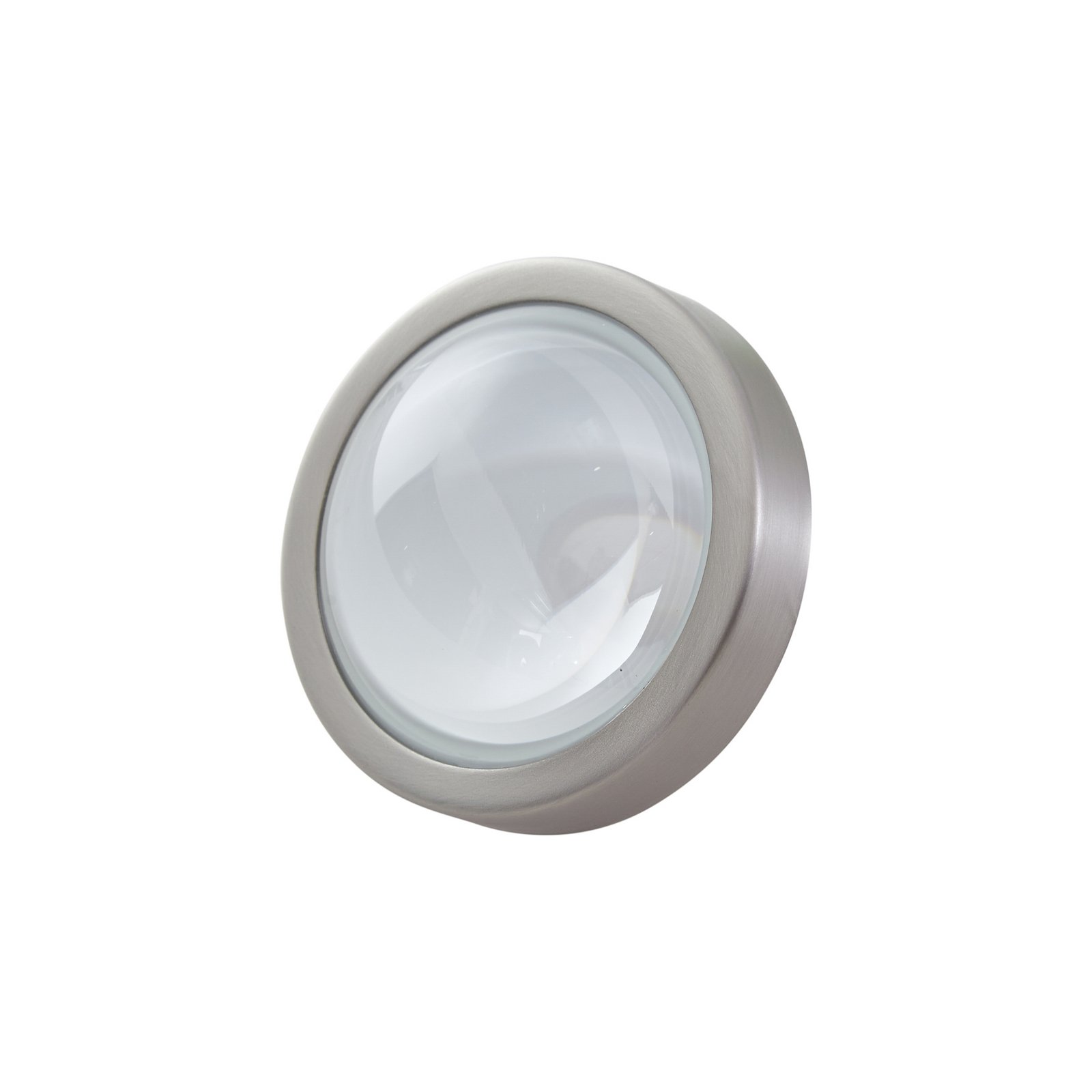 bec LED Lindby, GX53 4,8W, 4.200K, nichel, Ø 7,5 cm