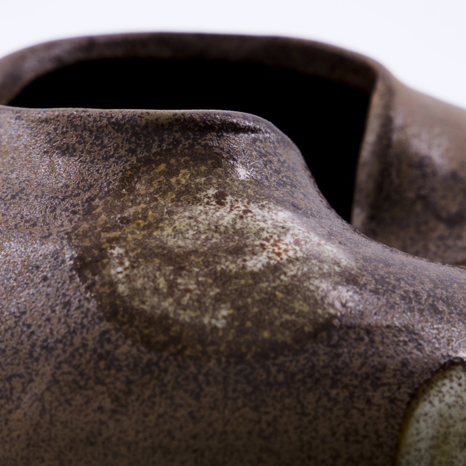 Expo váza hnedá biela kameň Ø 23 cm - House Doctor