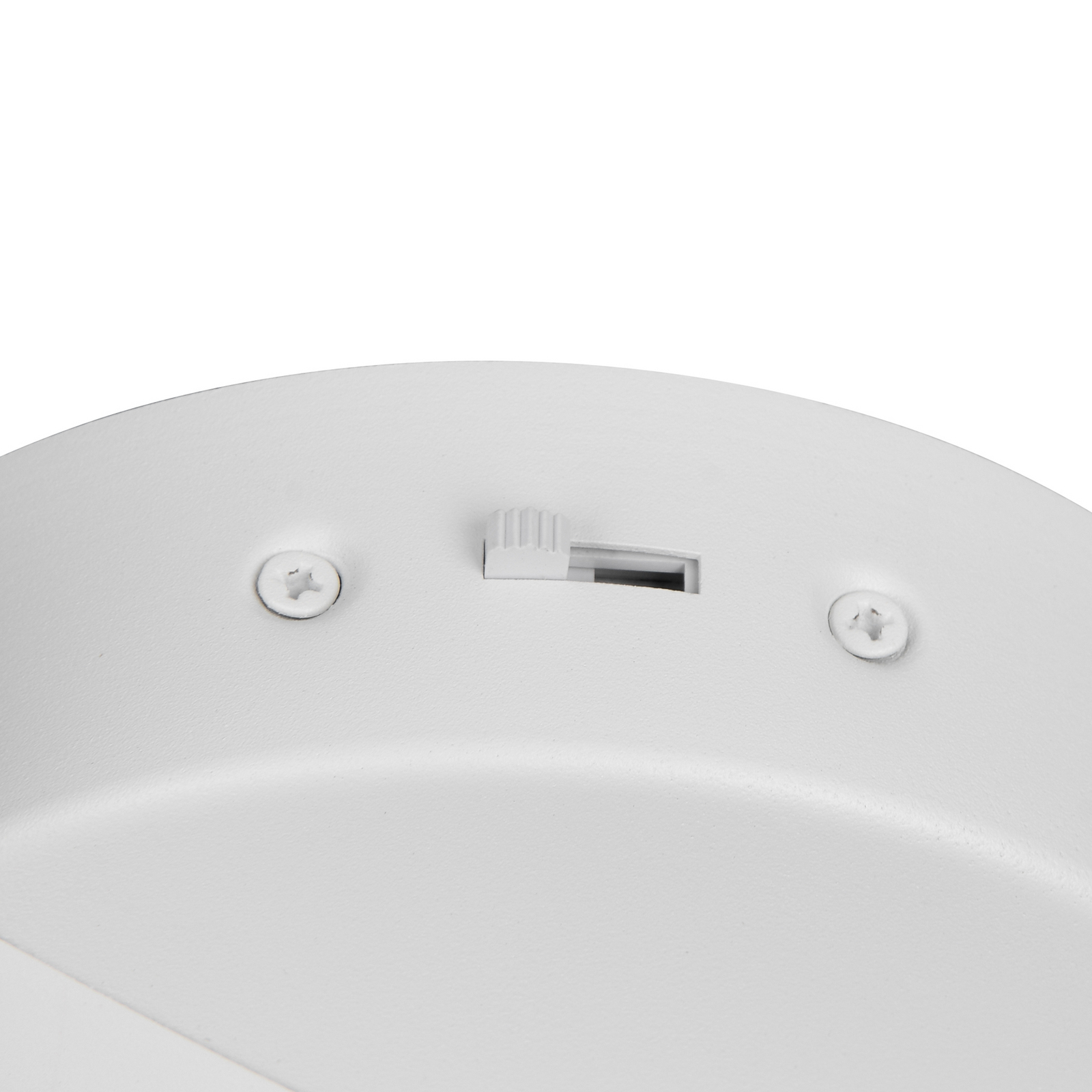 Plafoniera LED Napoli, bianco opaco, lunghezza 70 cm, metallo CCT