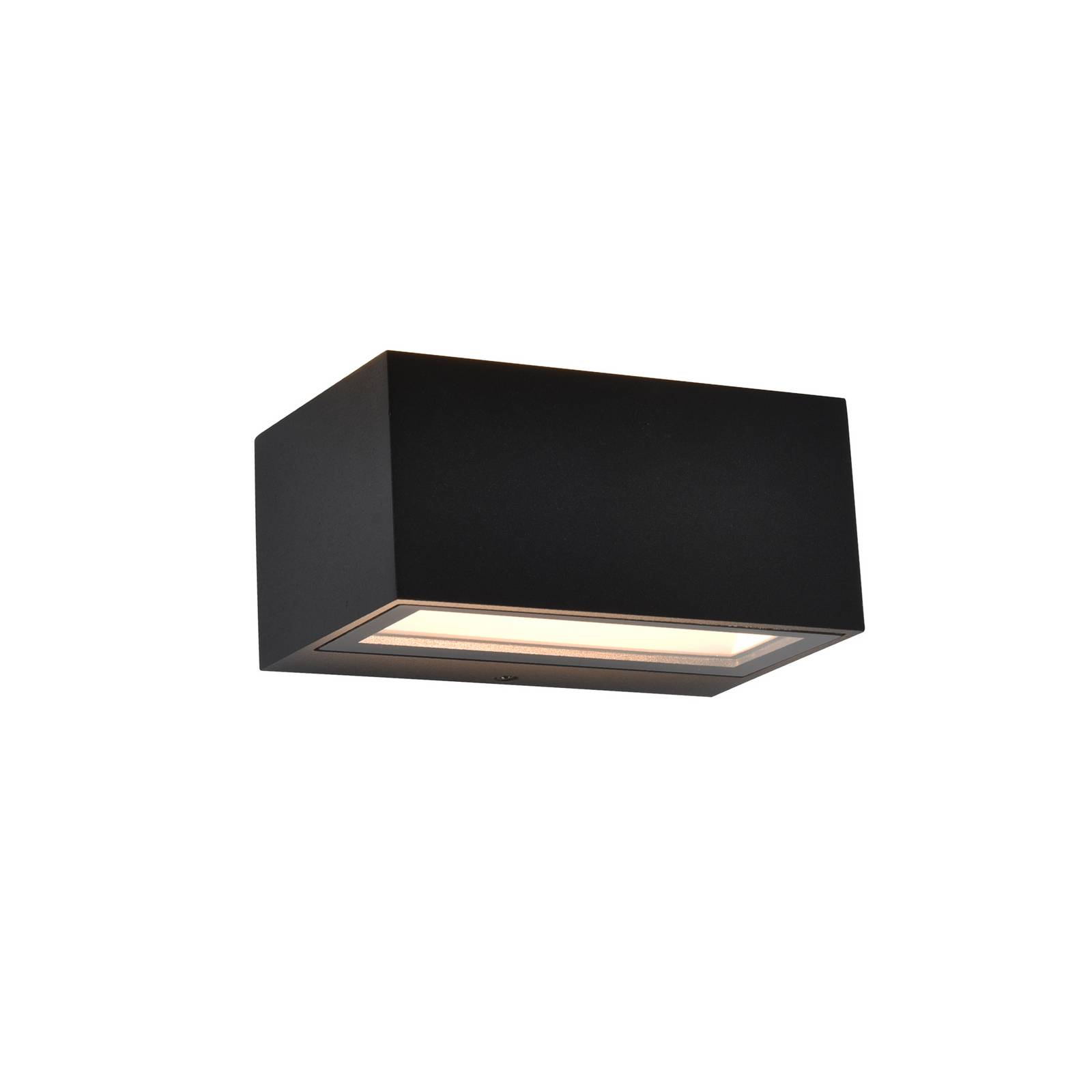 LED-Außenwandleuchte GEMINI, schwarz, 14 cm, IP54, up/down