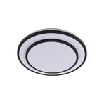 Duala LED Ceiling Lamp RGBW Remote Black/White - Lindby
