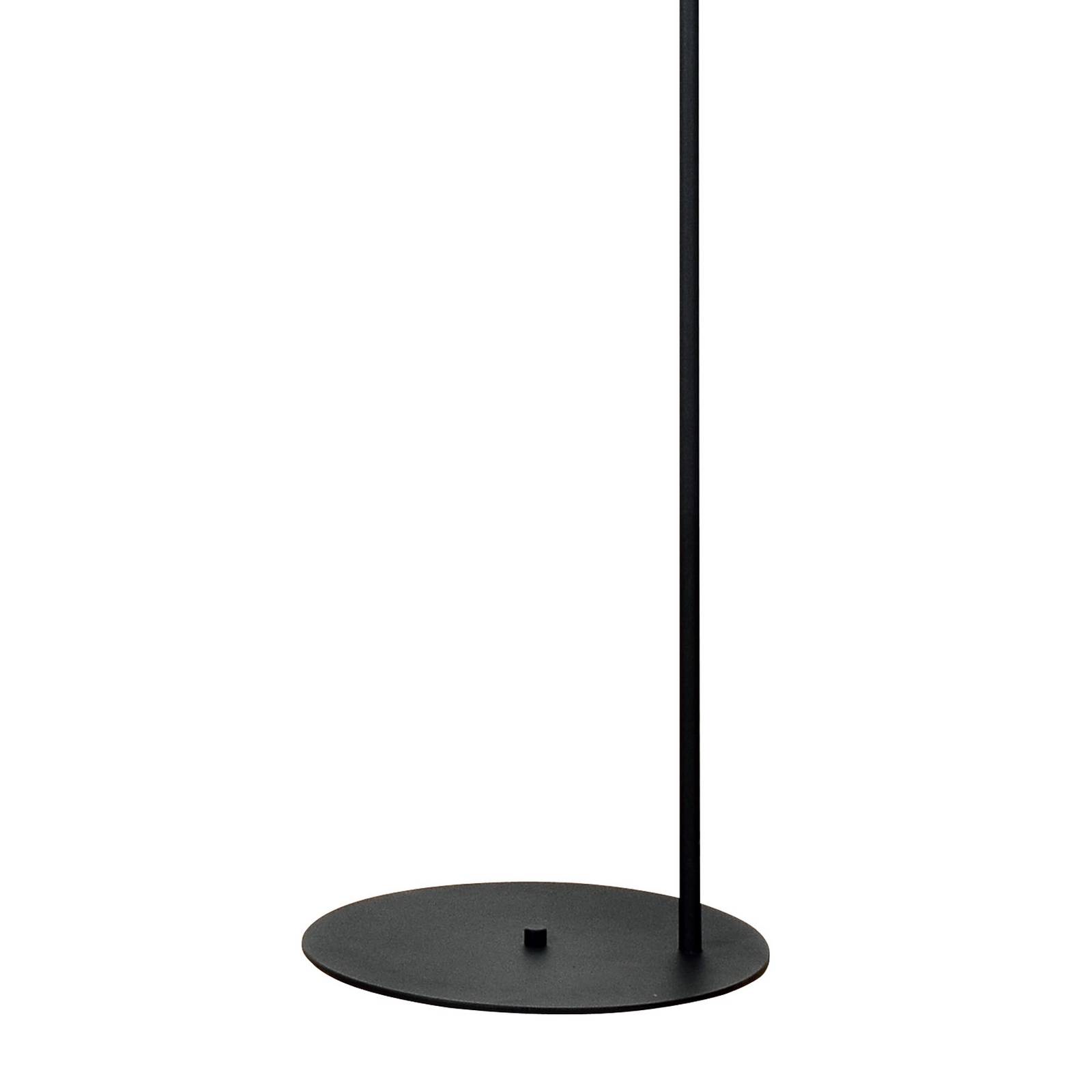 Stehleuchte Nova, Glas/Metall, schwarz/weiß, Höhe 155 cm günstig online kaufen