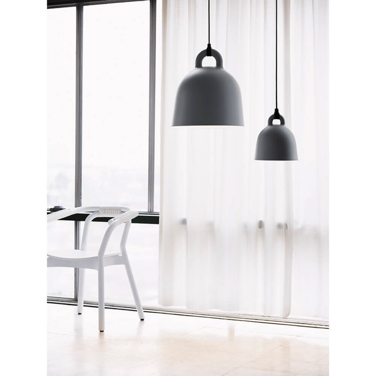 Bell Lustră Pendul Small Grey - Normann Copenhagen