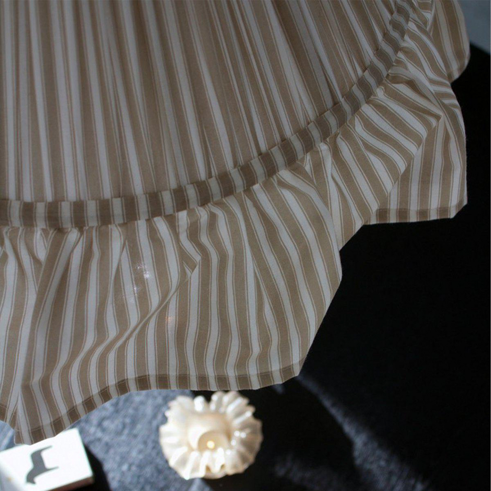 PR Home Estrid hanging light, beige, fabric, Ø 40 cm, E27 PR Home Estrid hanging light, beige, fabric, Ø 40 cm, E27