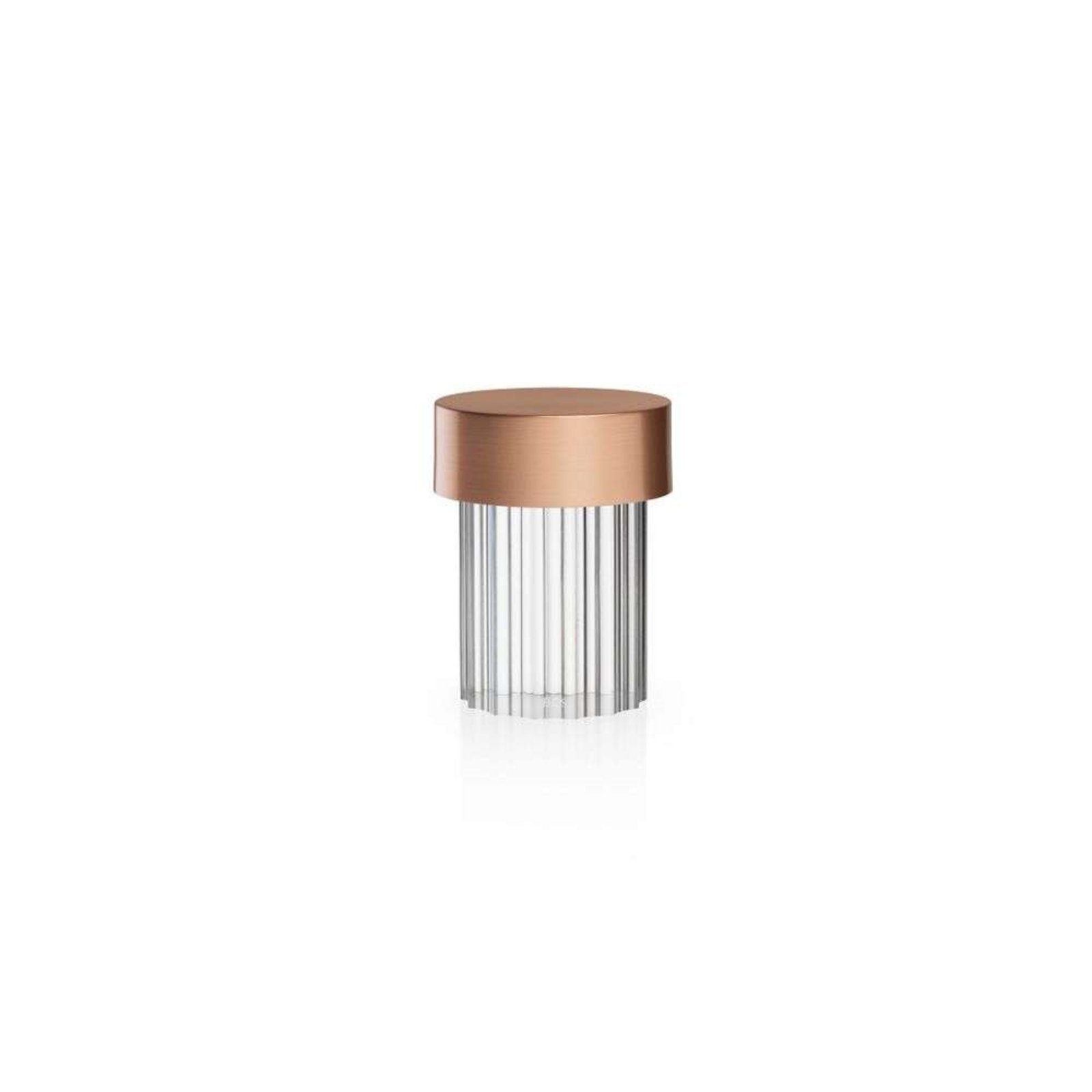 Last Order Fluted Portable Bordslampa Satin Copper - Flos