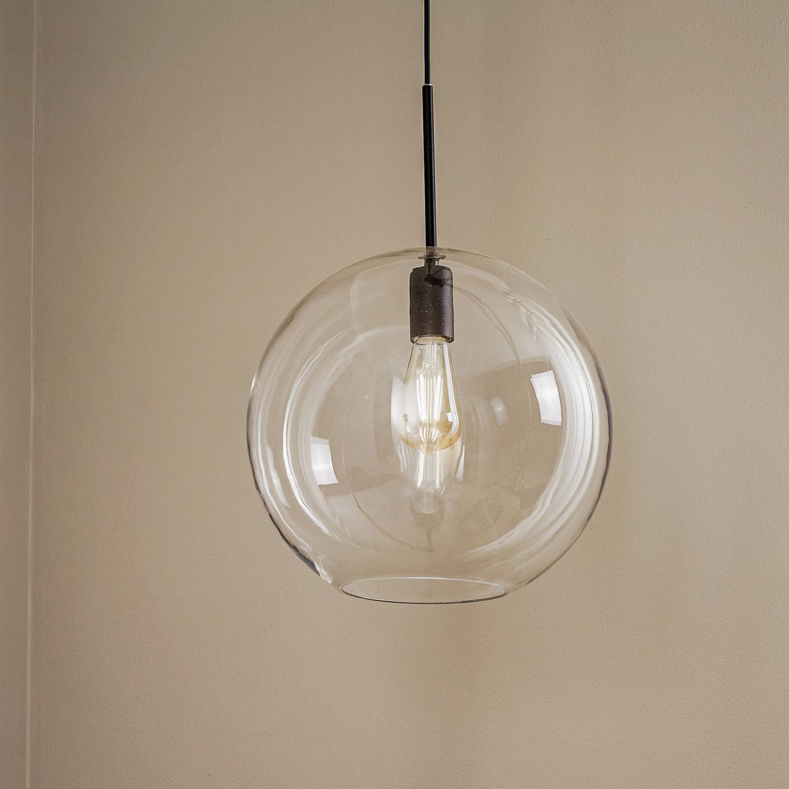 Nowodvorski Lighting Sphere XL pendellampa med glasskärm