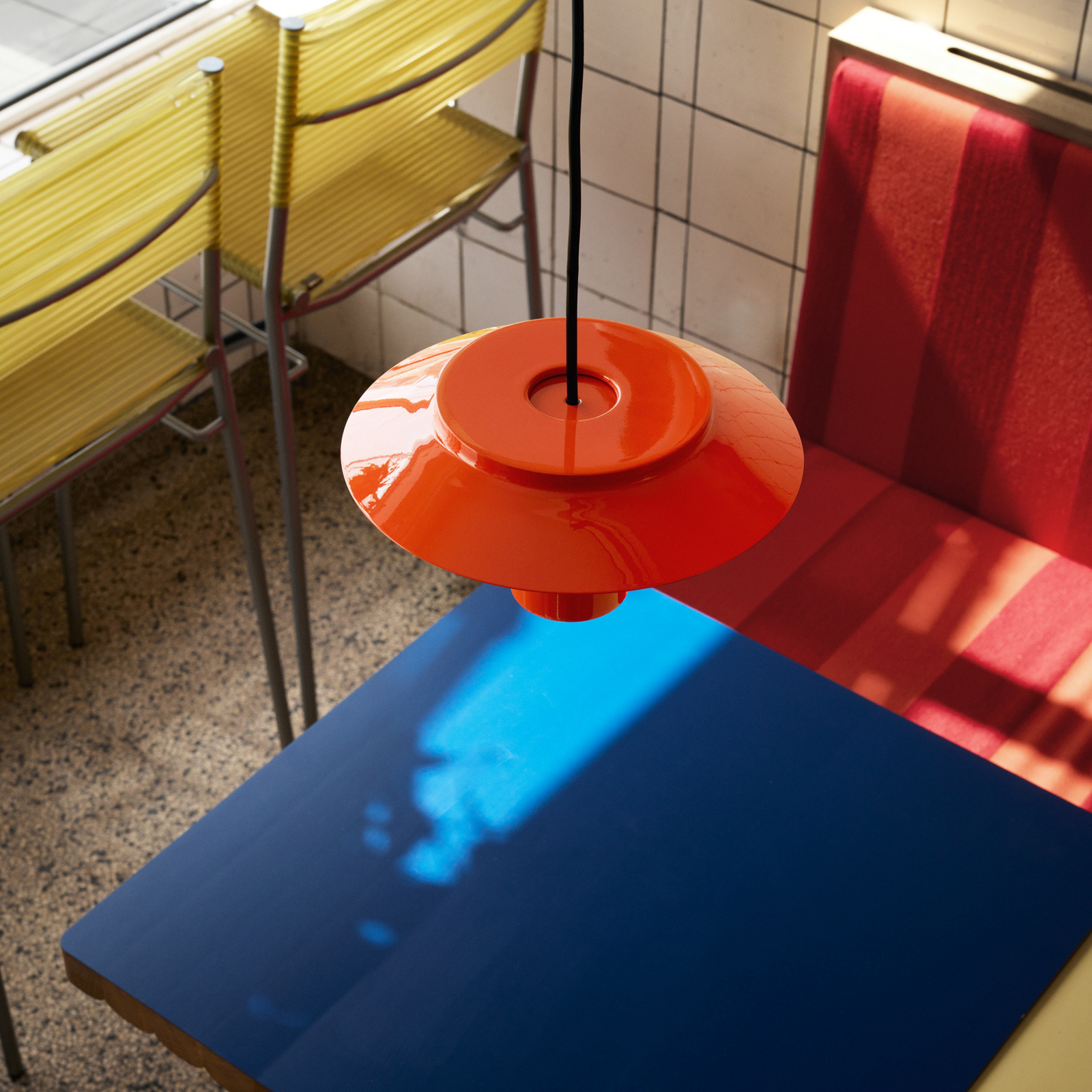 Lille 24 Hängeleuchte, orange, Aluminium, Ø 24cm - Pholc