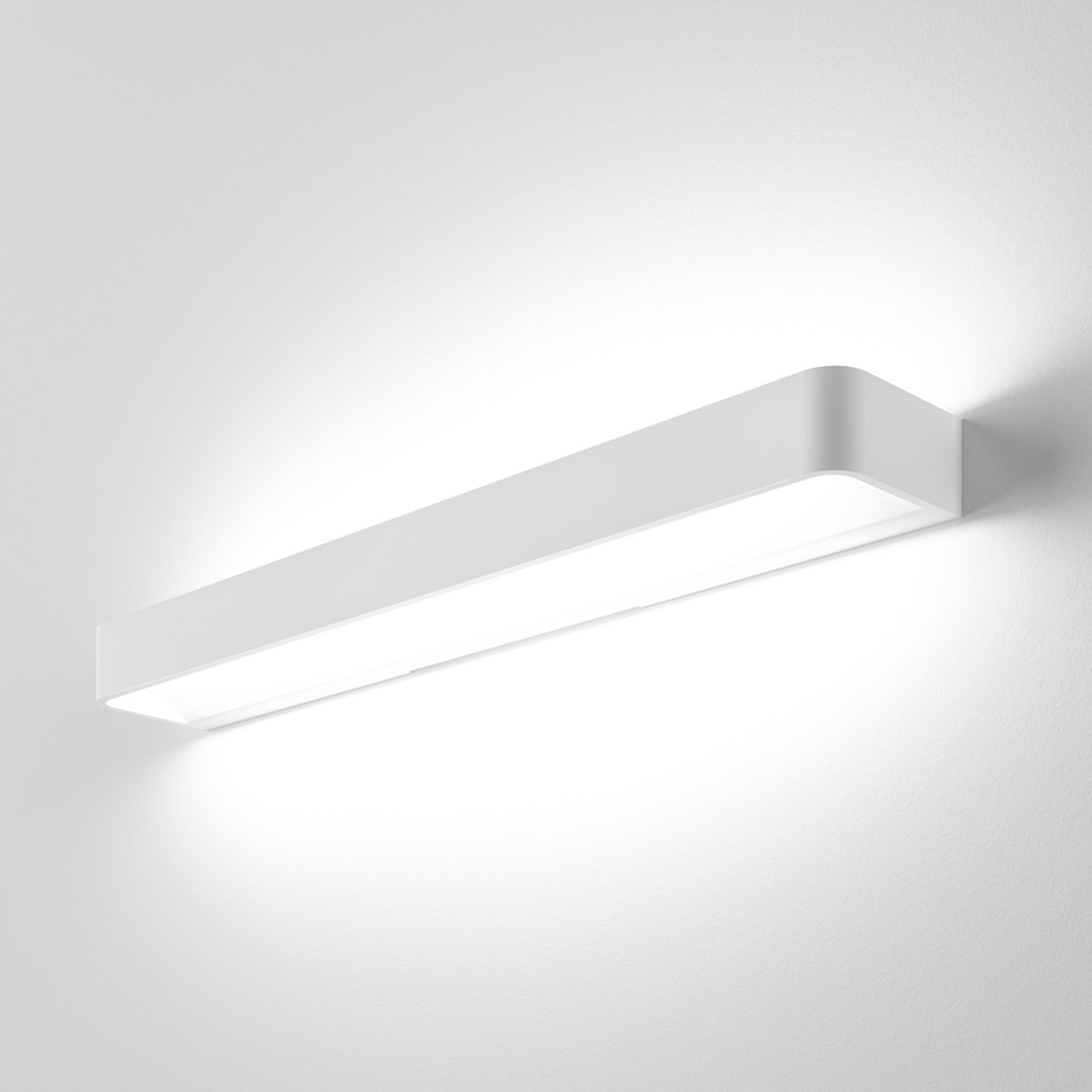 Rotaliana Frame W3 LED wall lamp white 2,700 K, for Living / Dining Room, aluminium, 39 W, energy efficiency: A, W: 60.5 cm, H: 4.8 cm