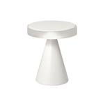 Lampe de table LED Neutra, hauteur 20 cm, blanc, variateur tactile