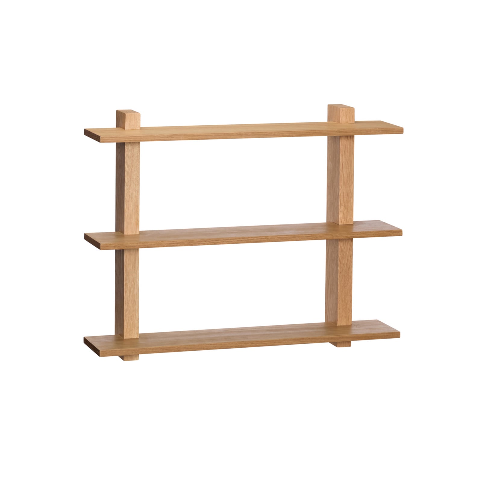 Simple Wandregal, holz hell, Höhe 47 cm, Eiche - HÜBSCH Simple Wandregal, holz hell, Höhe 47 cm, Eiche - HÜBSCH