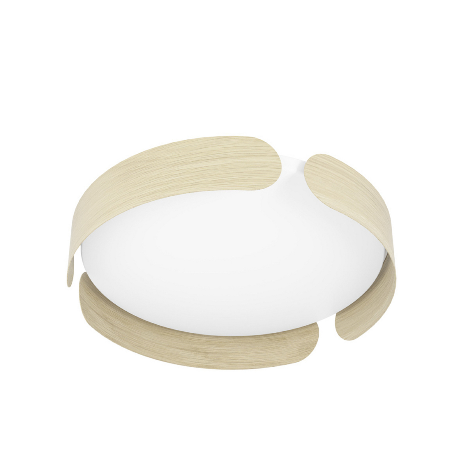 Plafonnier LED EGLO VALCASOTTO, bois, Ø 37 cm, 3 000 K