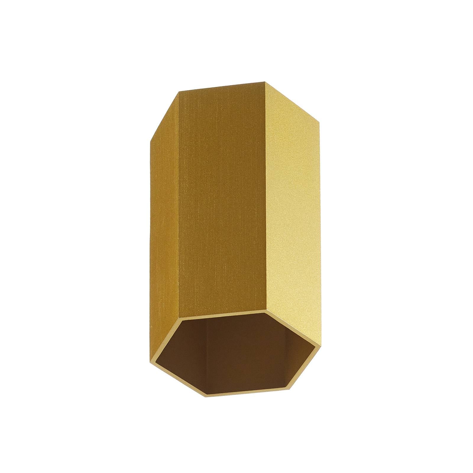 WEVER & DUCRÉ Hexo mini 1.0 Wandlampe 11,5cm gold