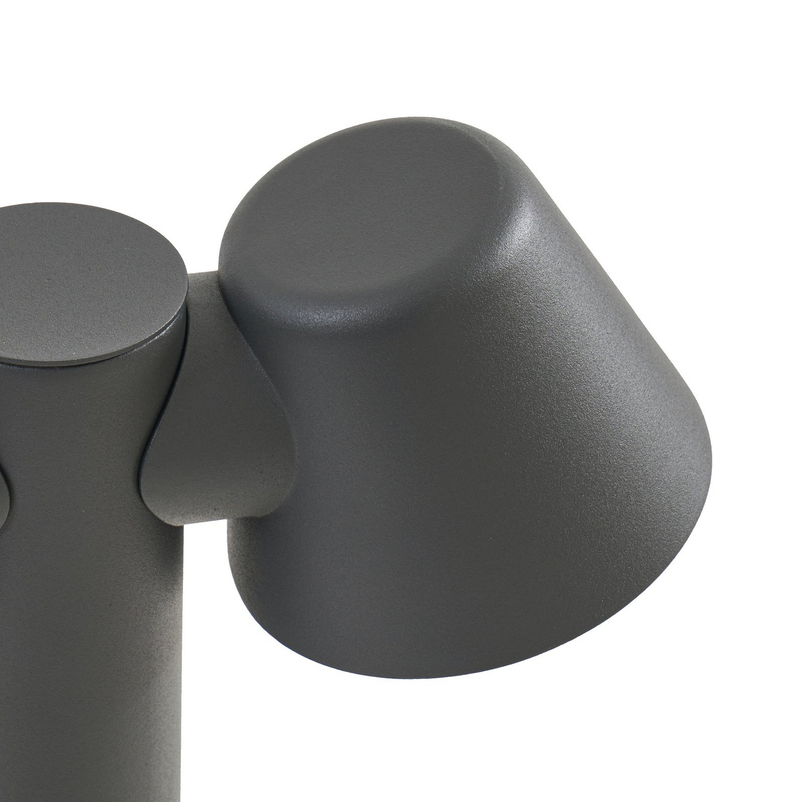 Lindby veilampe Ileyna, 2 lyskilder, antrasitt, 100 cm