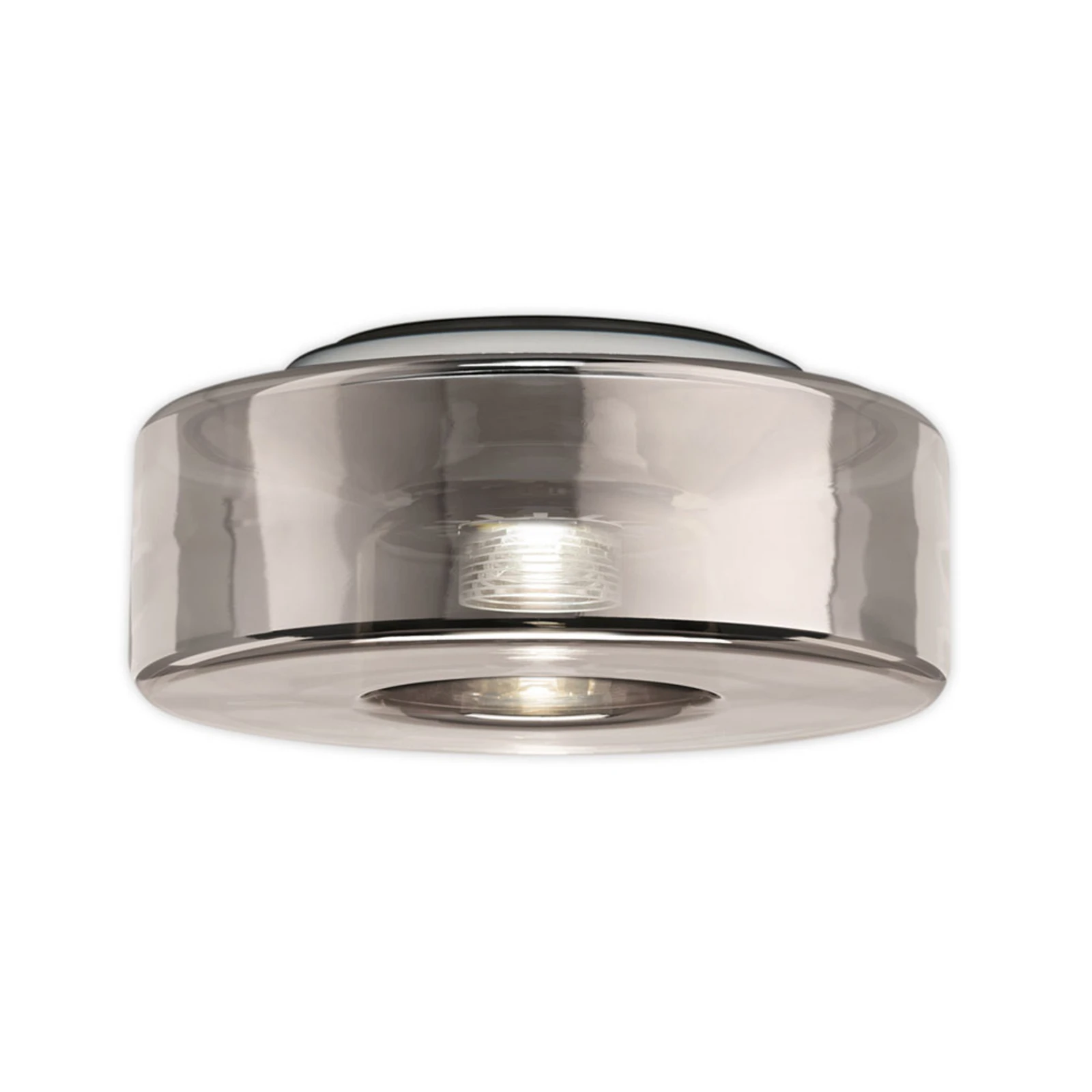 serien.lighting Curling S Οροφή 2.700K Γυαλί ασημί