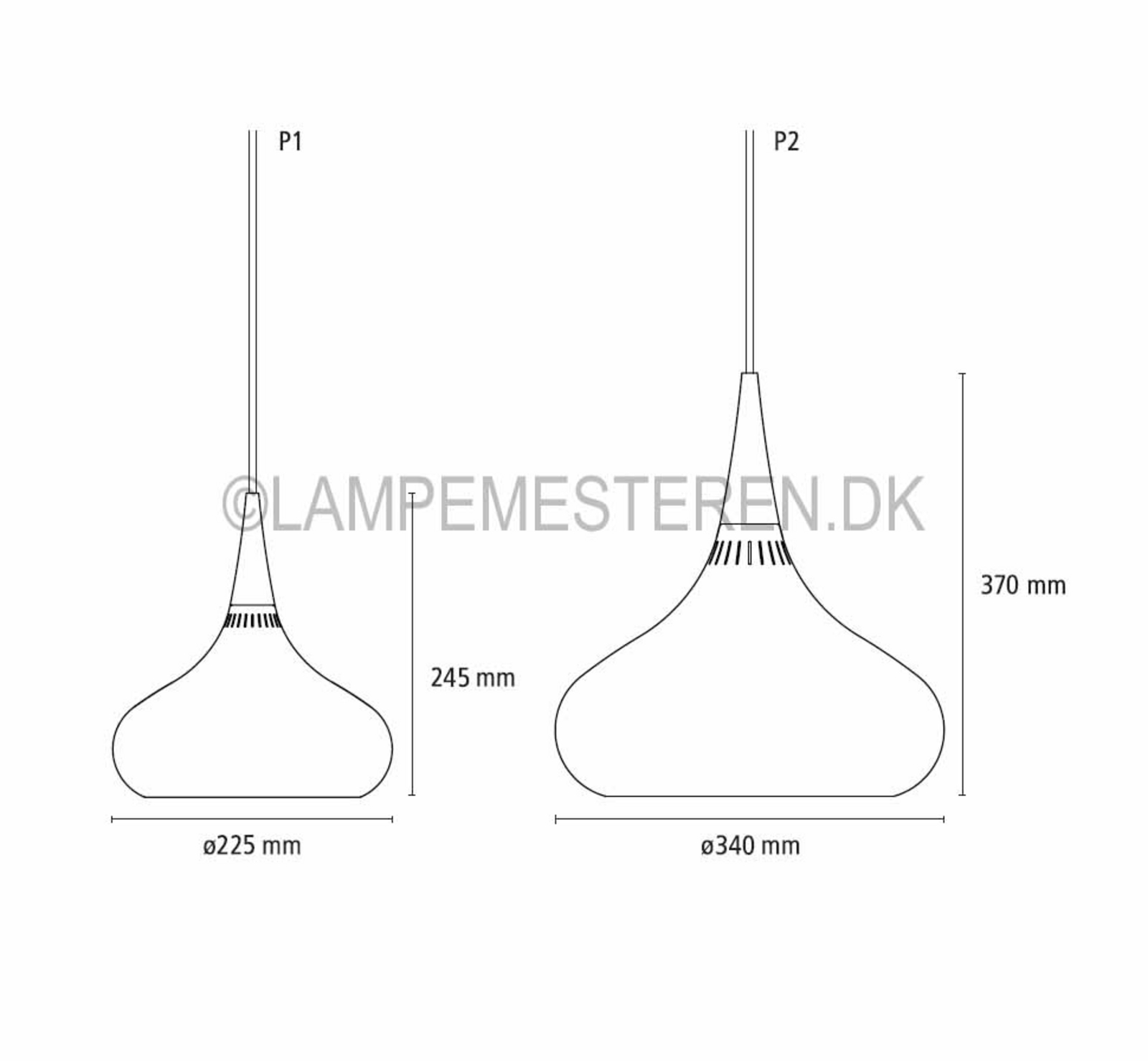 Orient P1 Visilica - Fritz Hansen