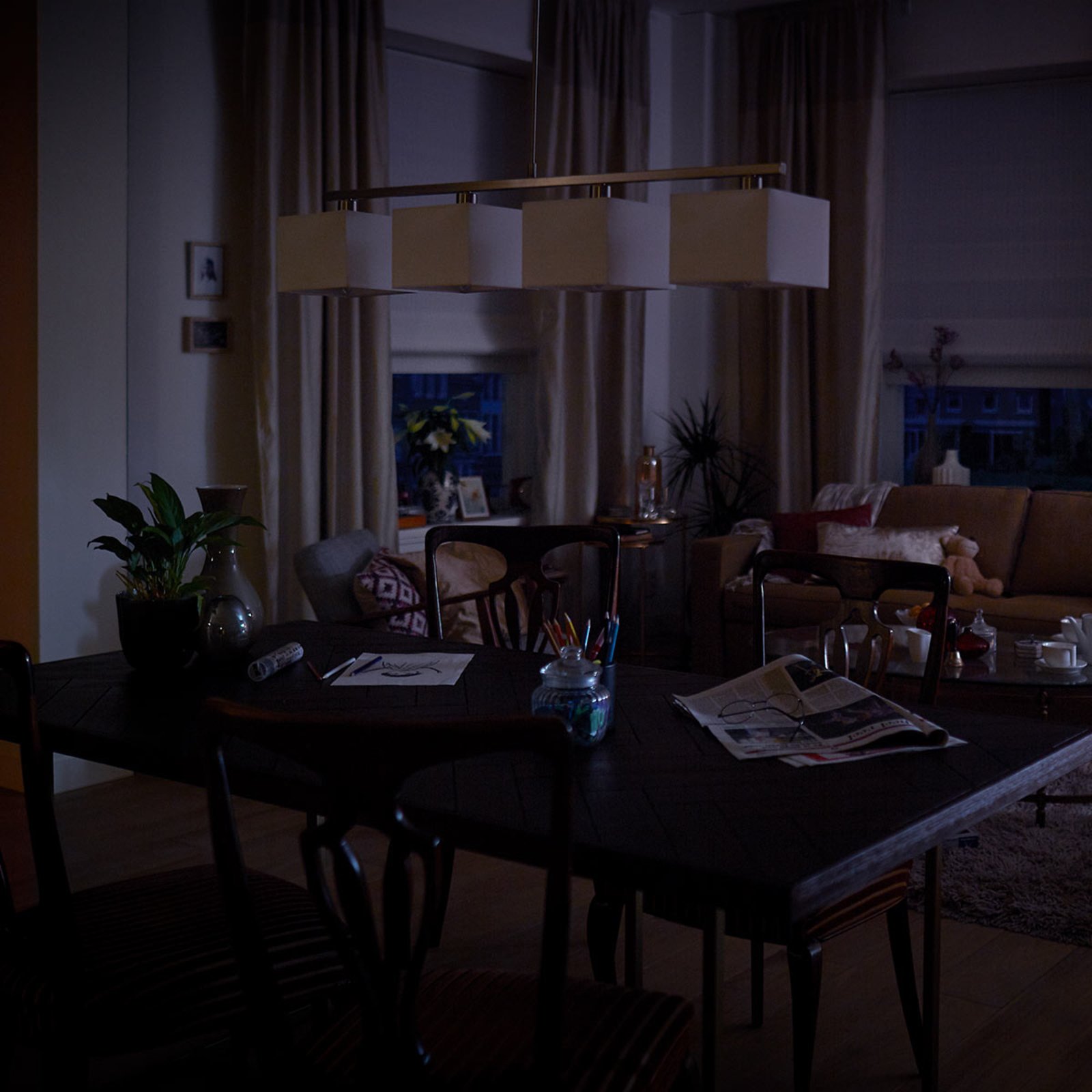 Izzó LED 5,5W (470-190-50lm) Candle Sceneswitch E14 - Philips
