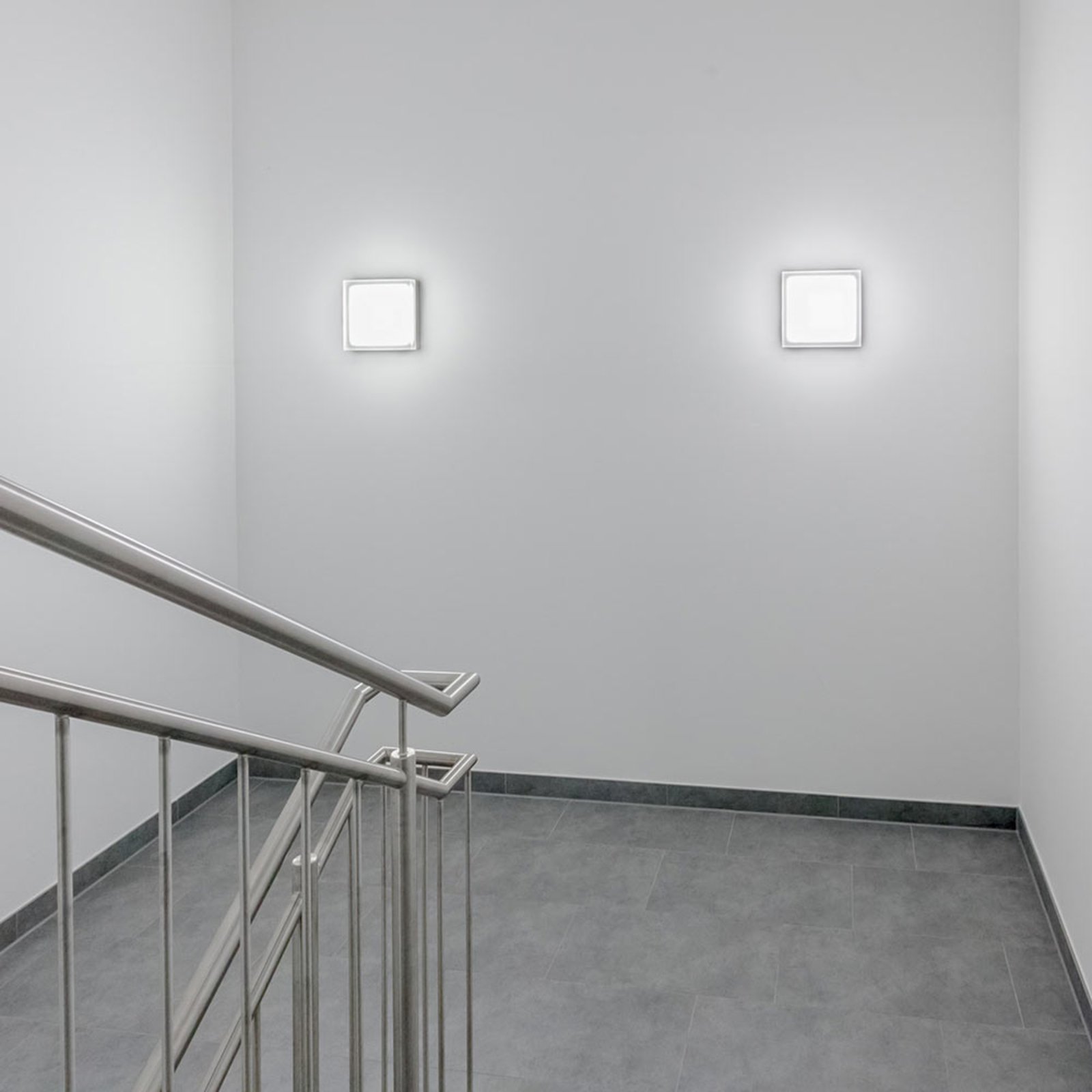 Moderne LED-Wandleuchte Briq 02L