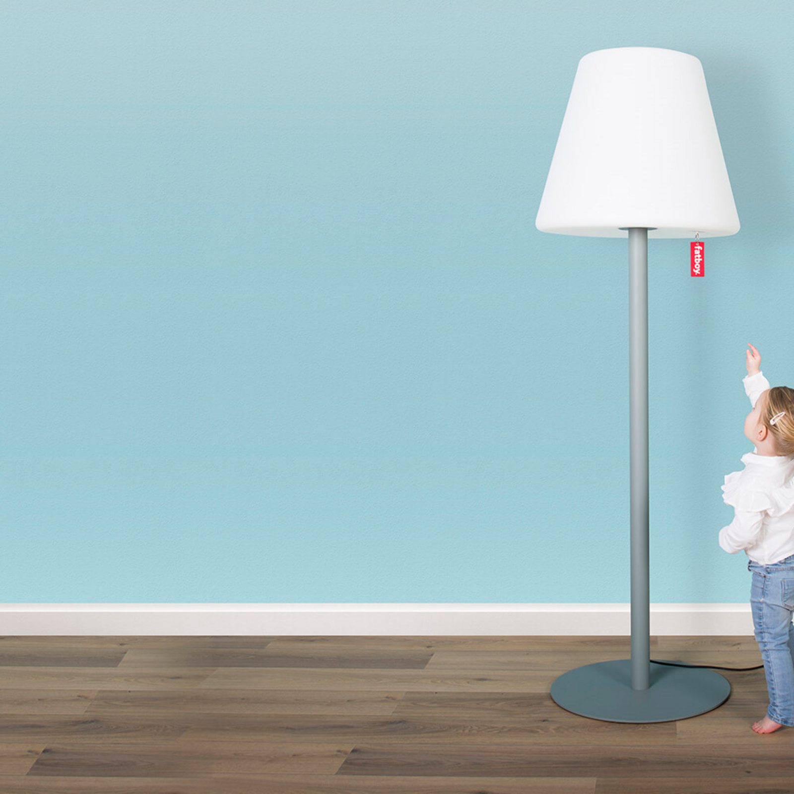 Edison The Giant Lampadar Light Grey - Fatboy®