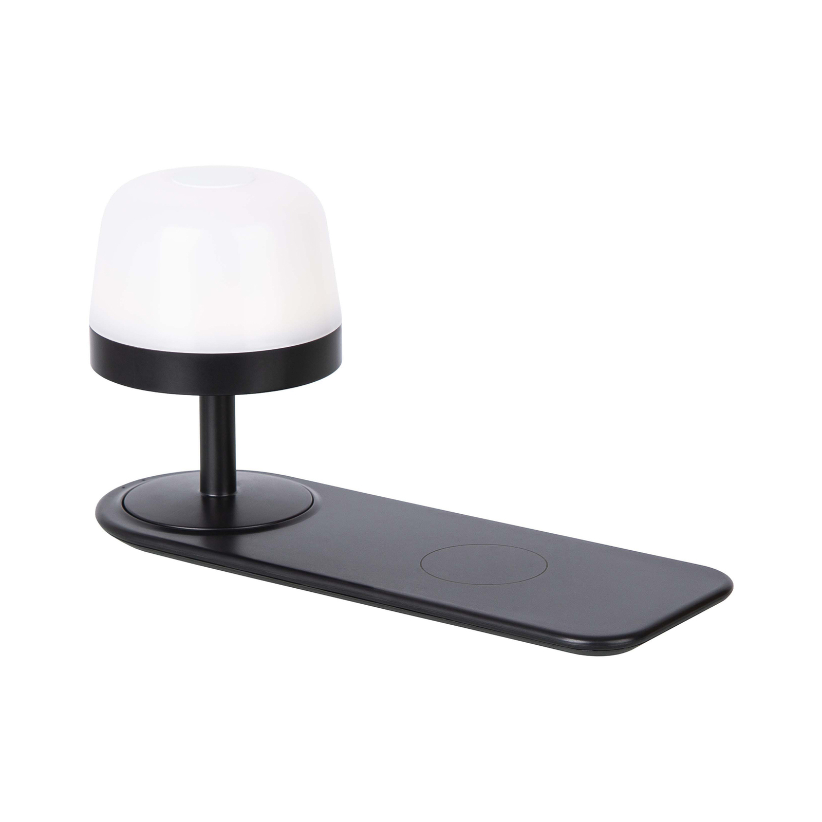 Candeeiro de mesa recarregável Adam LED, preto