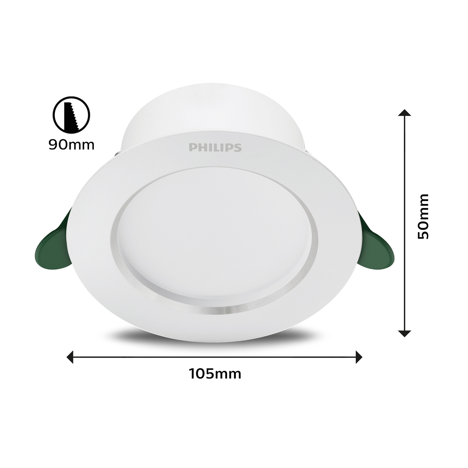 Philips Diamond Cut-LED-valo 10,5cm 400lm/2,2W 840