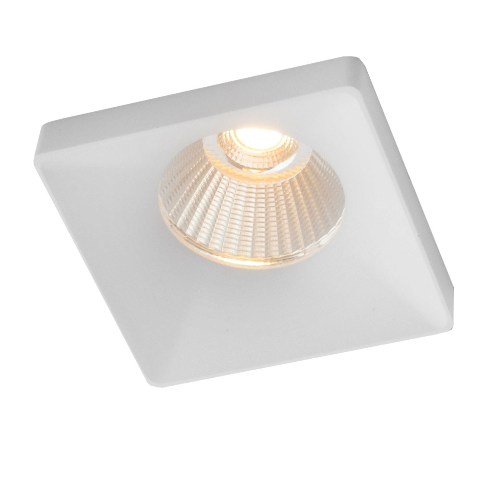 GF design Squary Einbaulampe IP54 weiß 3.000 K