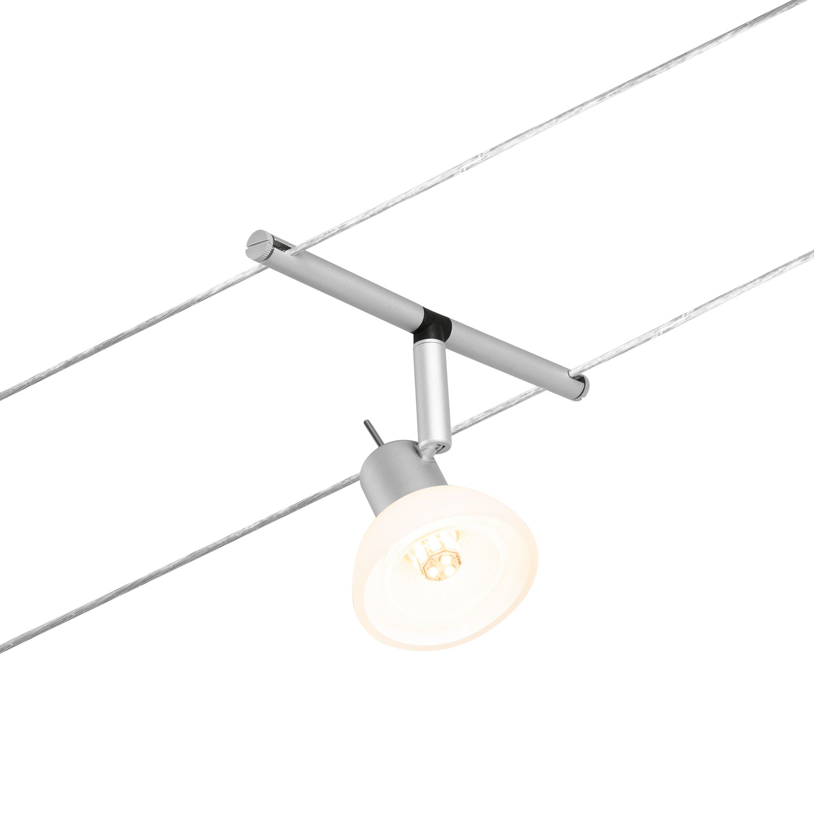 Paulmann Wire Sheela vajersystem 5 lampor 5 m krom