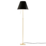 Luceplan Costanza floor lamp D13t brass/black