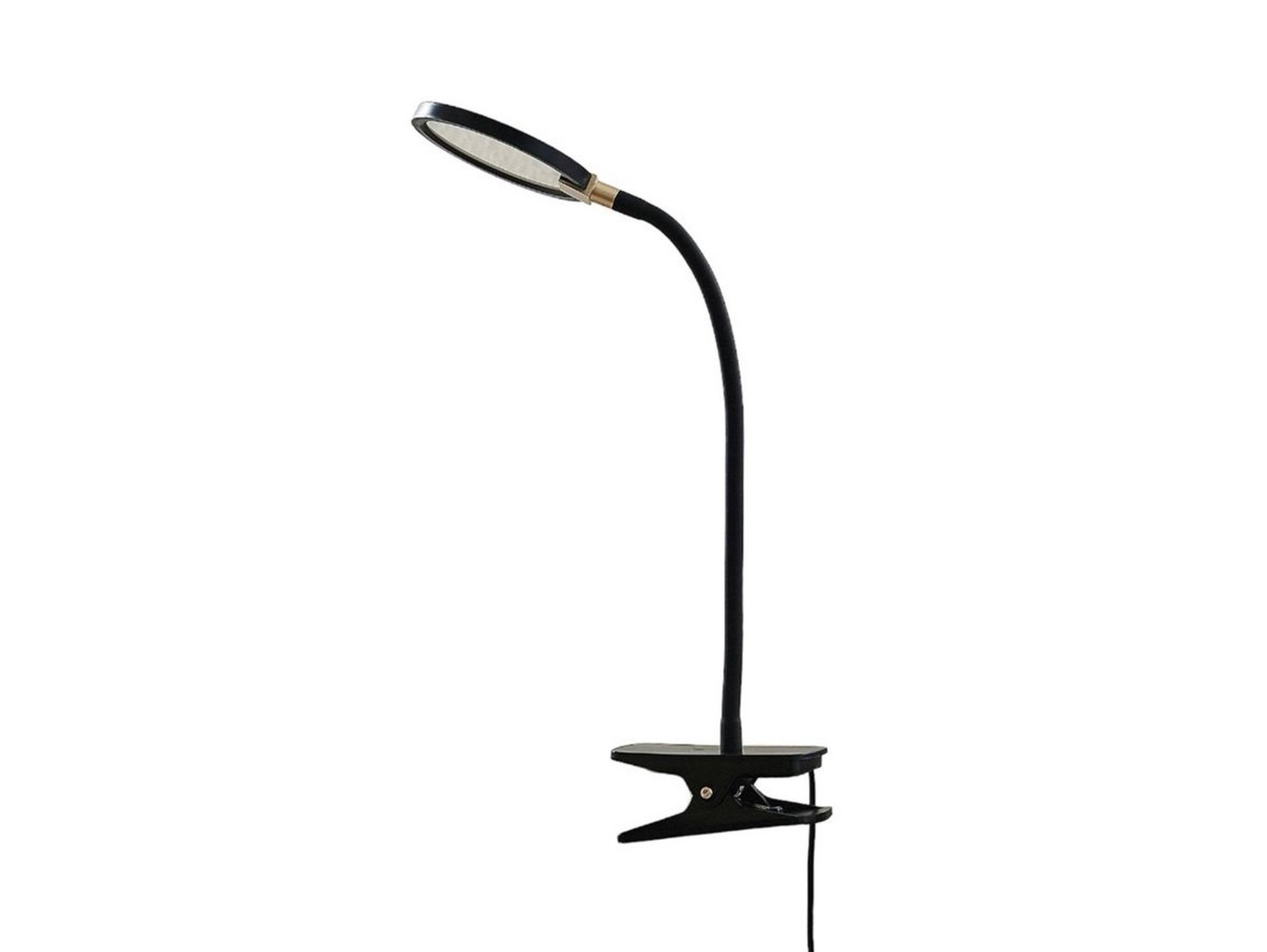 Binera LED Lampă cu Clips Dim. Black - Lindby