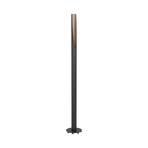 Barbotto LED floor lamp with a black/oak look