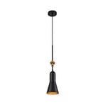 Hanglamp Etoile 1-lamp Ø 13,3 cm zwart mat