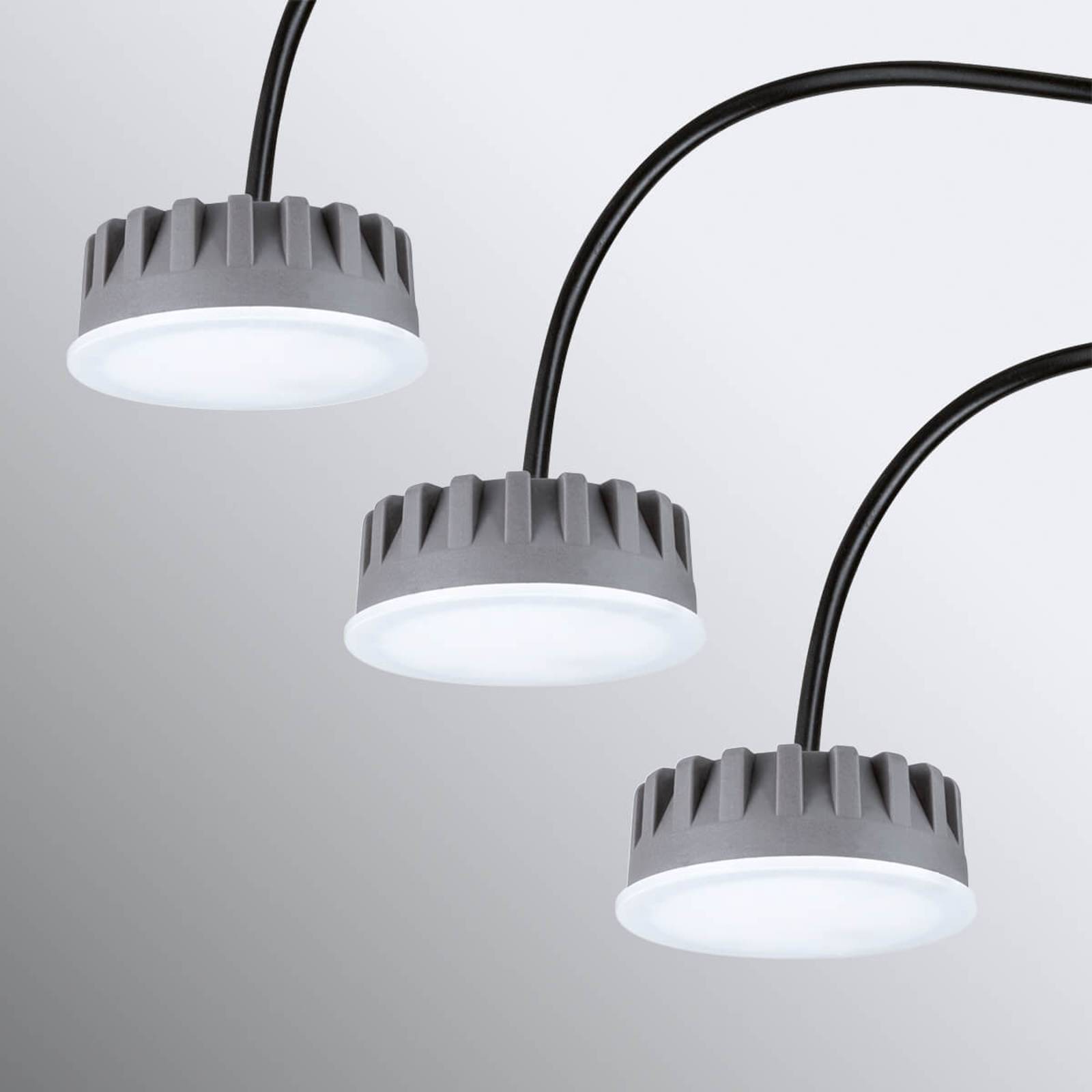 Paulmann Licht Paulmann No. 93887 2Easy Basis-Set LED Coin Slim 6,8W Warmweiß 3er-Set dimmbar