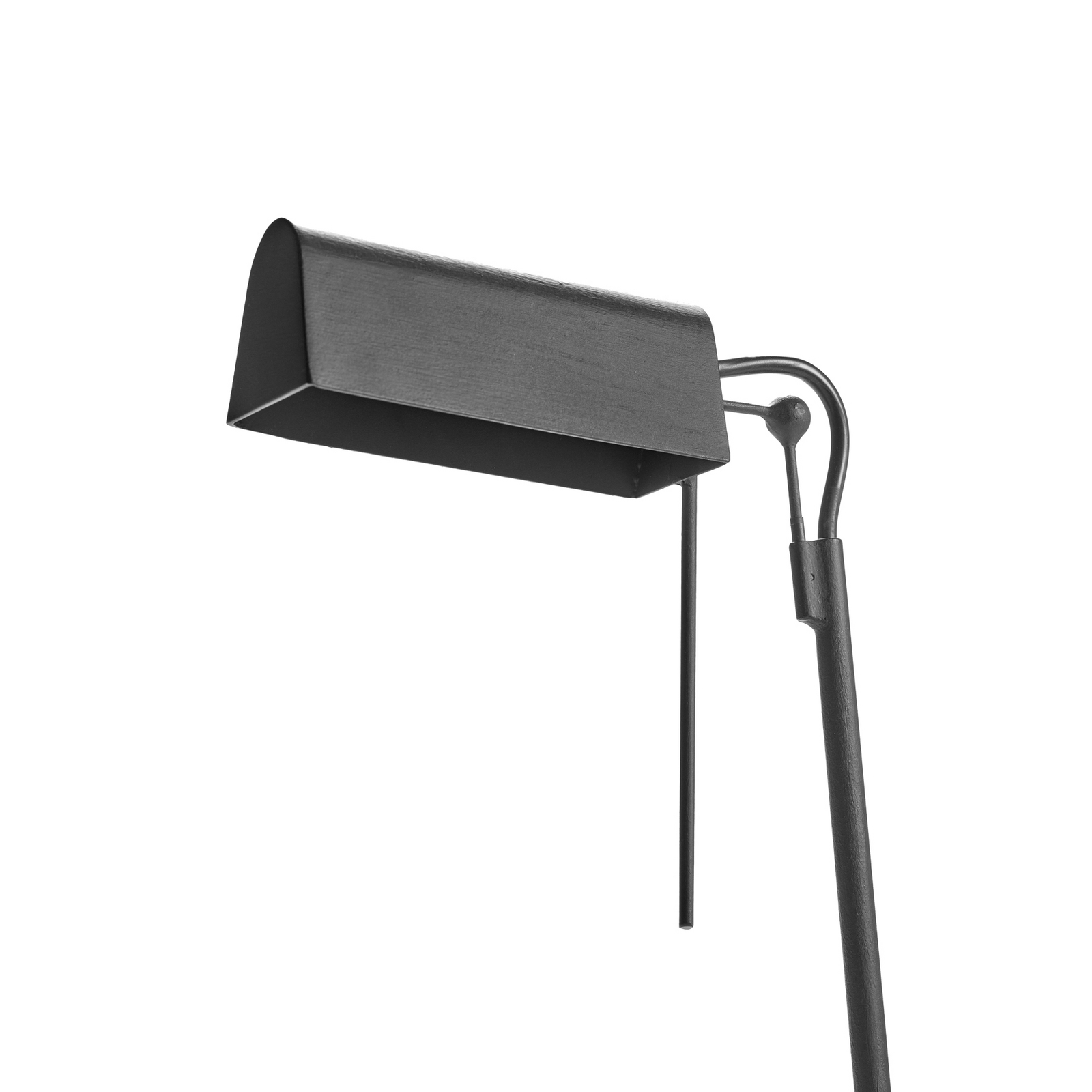 BLACK FOLD gulvlampe, sort, stål, højde 105 cm, G9 – Serax