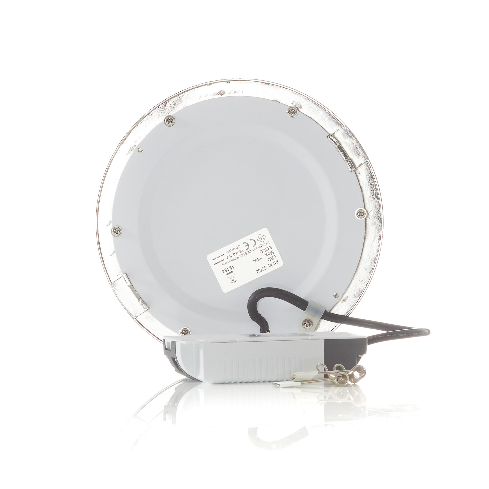 EGLO connect Fueva-C LED-indbyg.-lampe nikkel 17cm