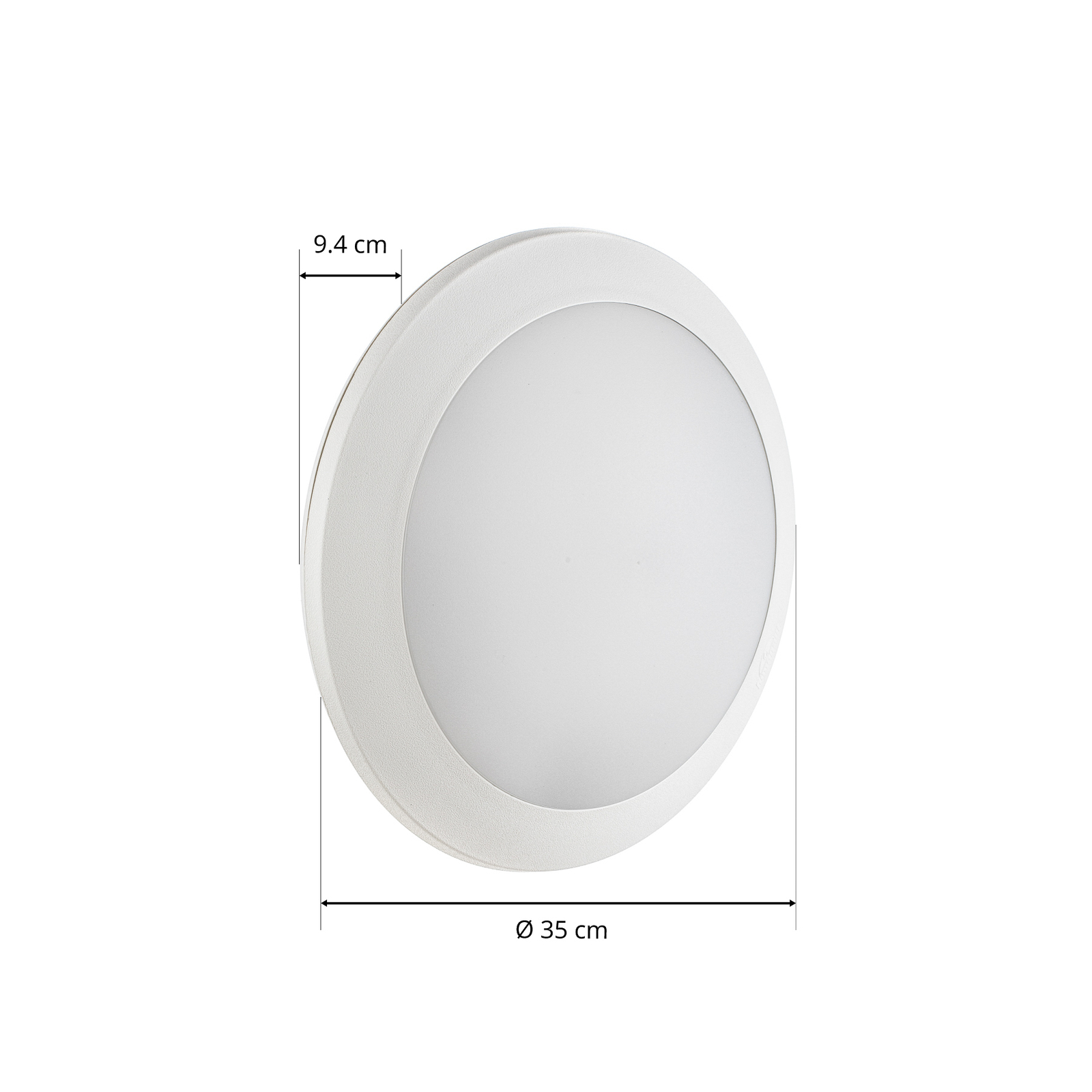 Plafón LED con sensor Umberta blanco, CCT