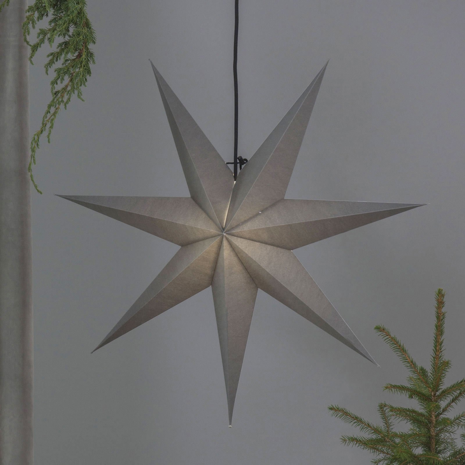 Estrella de papel Ozen 7 puntas Ø 70 cm